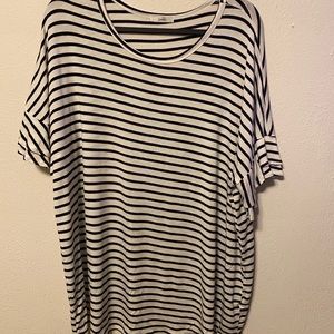 Black and White striped Shirt